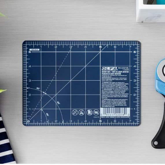 Olfa Navy Cutting Mat 6" x 8"