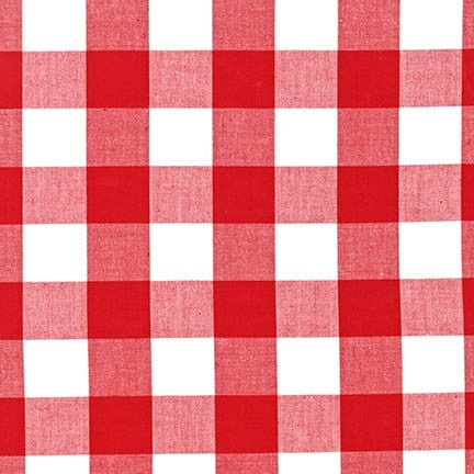 Red Yarn Dyed Carolina Gingham by Robert Kaufman