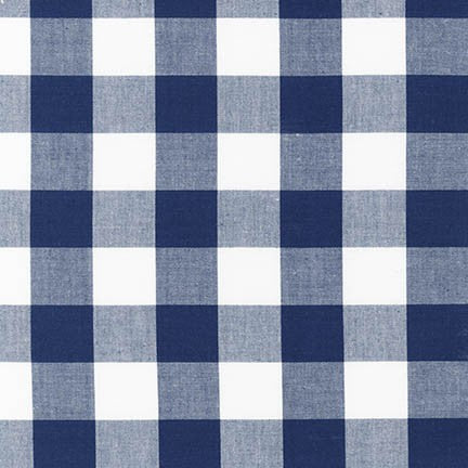 Navy Carolina Gingham 1"