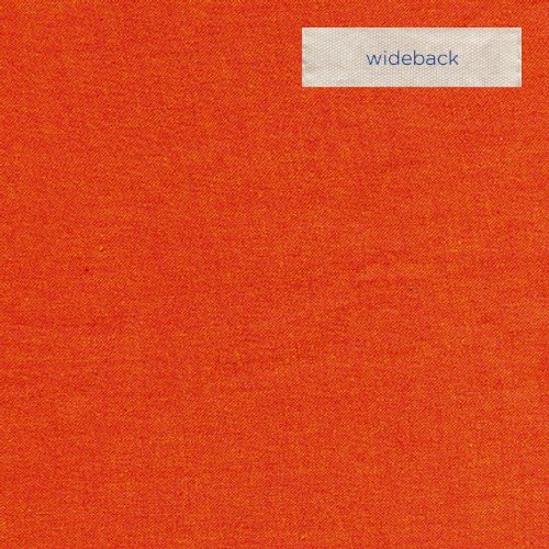 Peppered Cotton Paprika Wideback