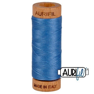 Aurifil 80wt Thread - Light Wedgewood 2725