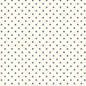 La Creme Swiss Dot Navy