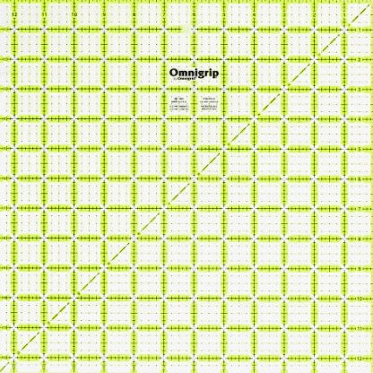 12½" x 12½" Omnigrip Non-Slip Ruler