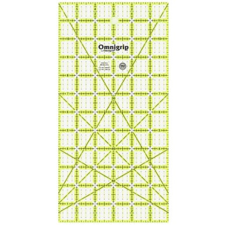 6" x 12" Omnigrip Non-Slip Ruler