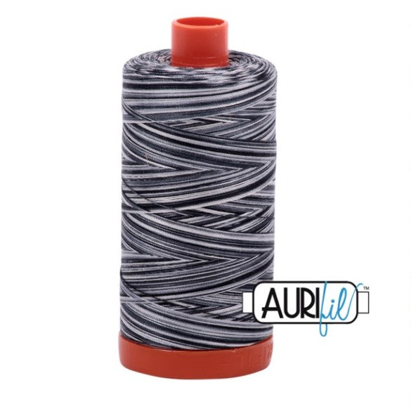 Aurifil 50wt Thread - Graphite Variegated 4665