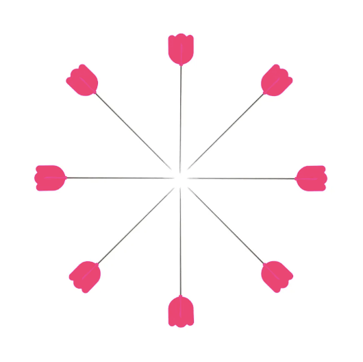 Tulip Extra Fine Pins