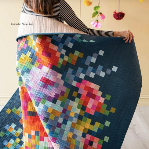 Tilda Embroidery Flower Quilt Kit