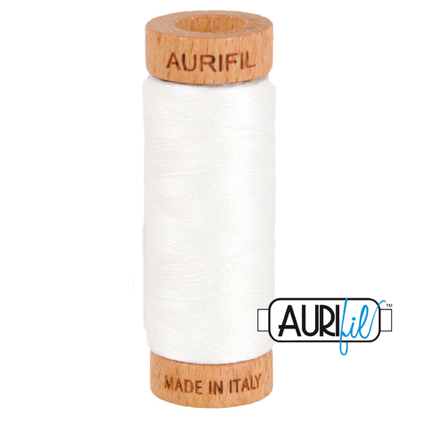 Aurifil 80 wt Cotton 2021 Natural White Aurifil 80 wt Cotton 2021 Natural White
