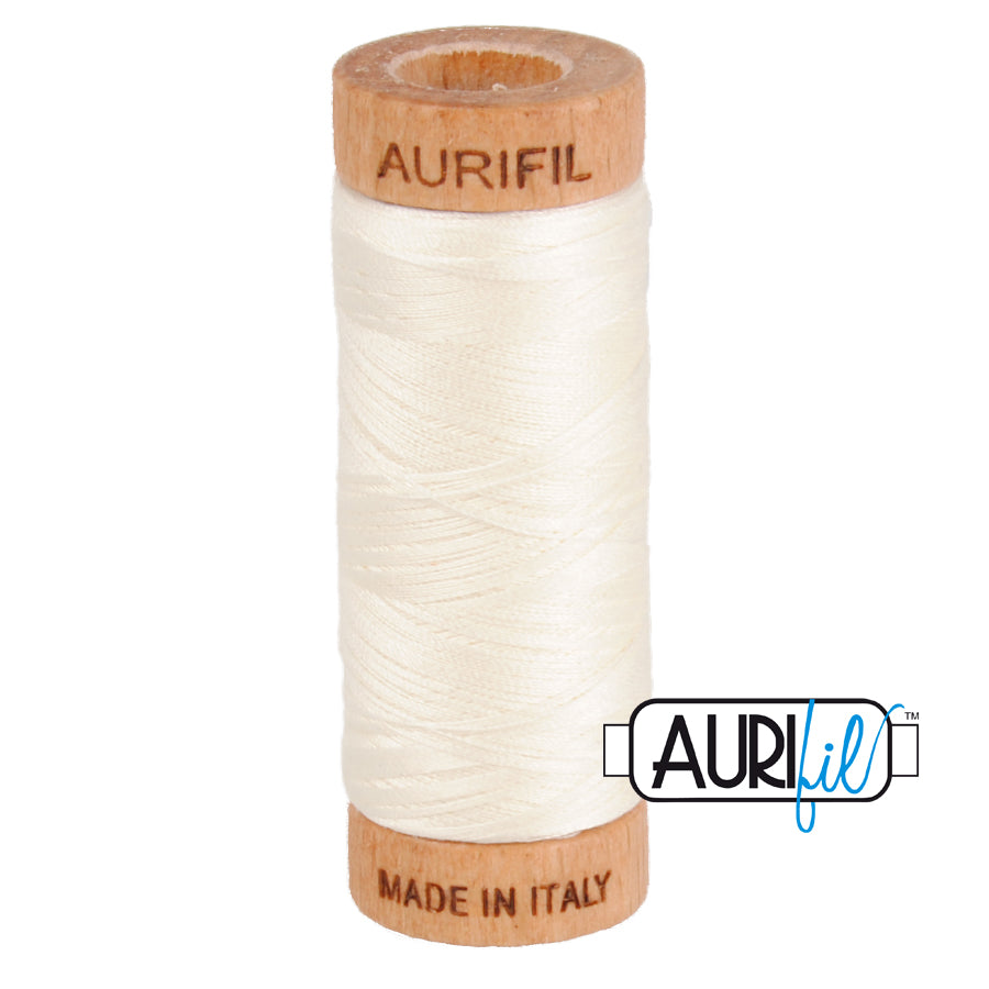 Aurifil 80wt Thread - Chalk 2026