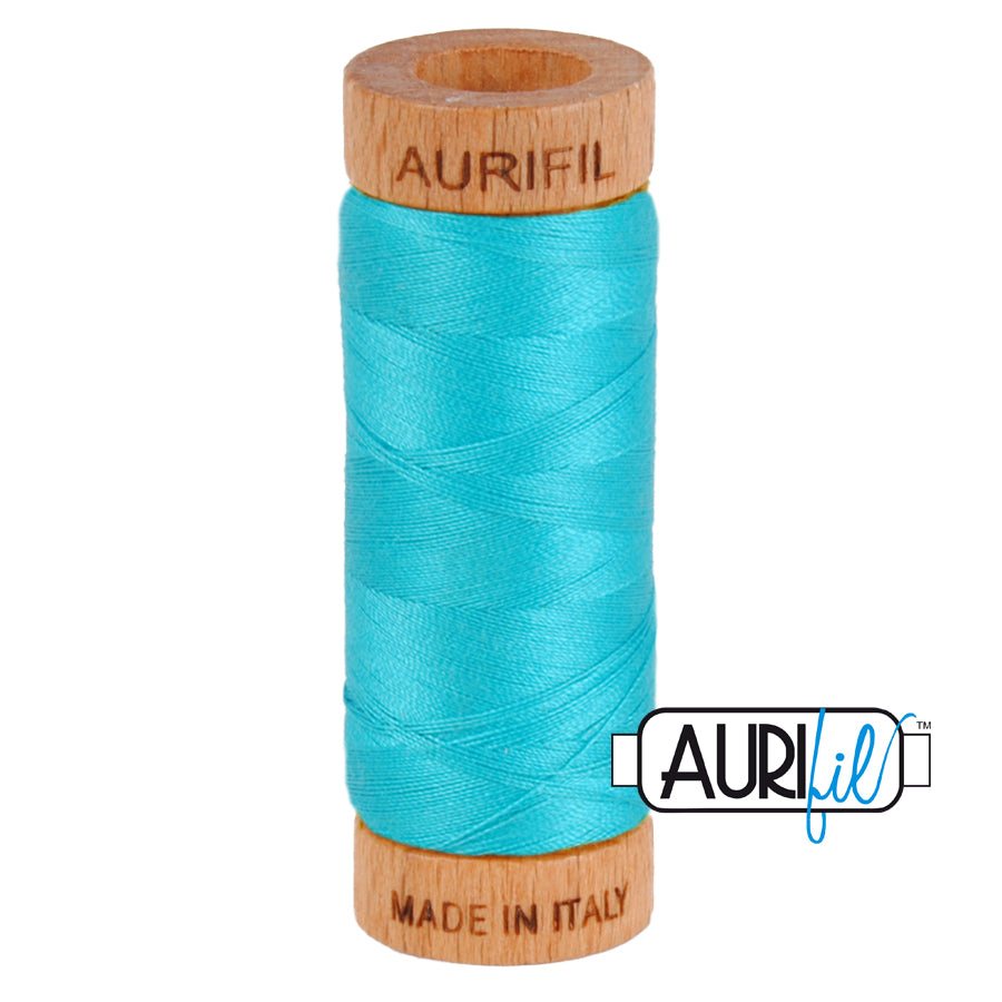Aurifil 80wt Thread - Turquoise 2810