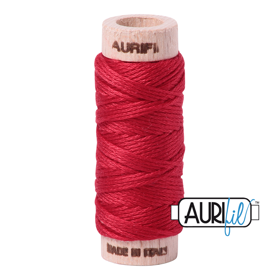 Aurifil 6-strand cotton floss - Red 2250