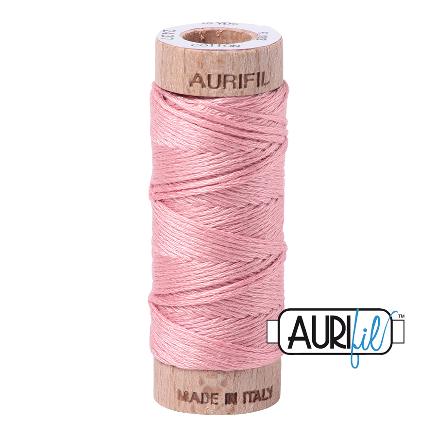 Aurifil 6-strand cotton floss - Light Peony 2437