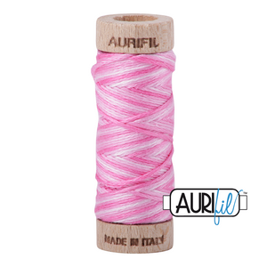 Aurifil 6-strand cotton floss - Variegated Bubblegum 3660