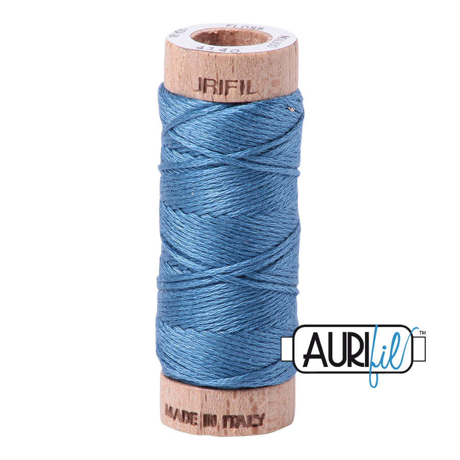 Aurifil 6-strand cotton floss - Wedgewood 4140