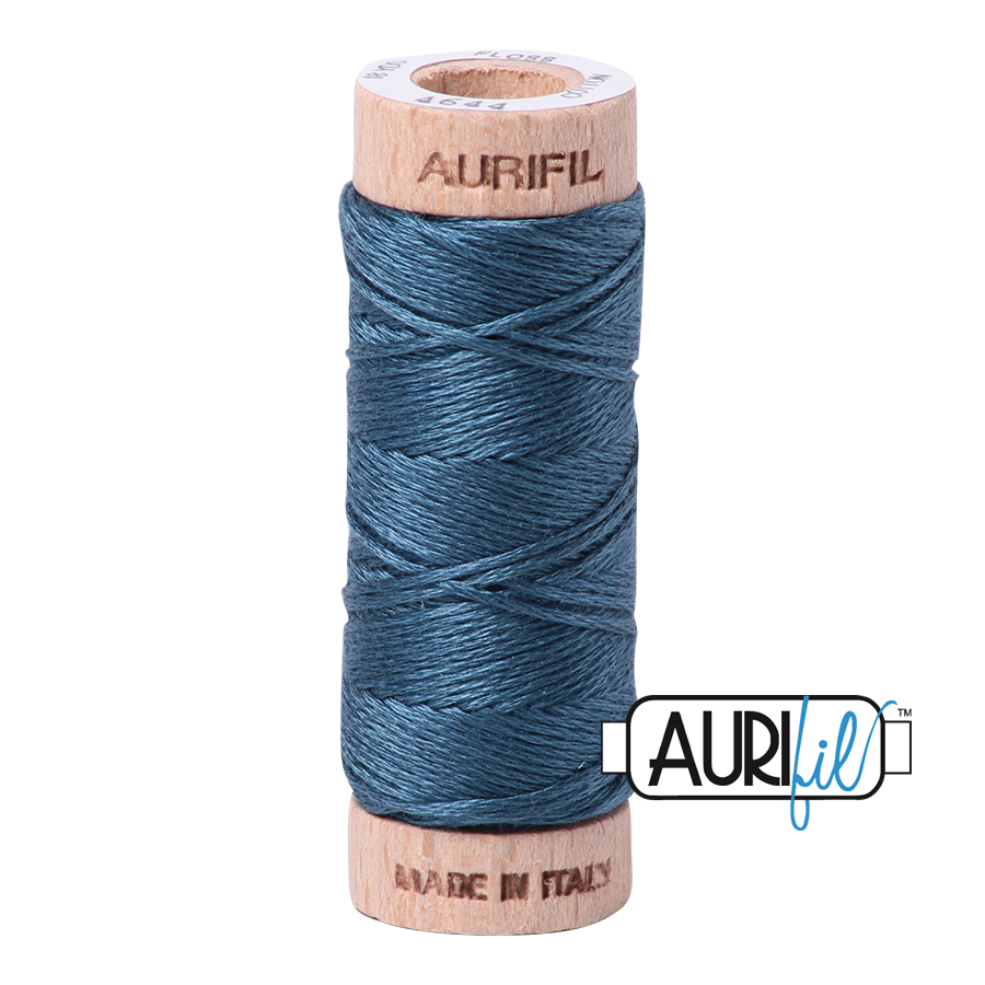 Aurifil 6-strand cotton floss - Smoke Blue 4644