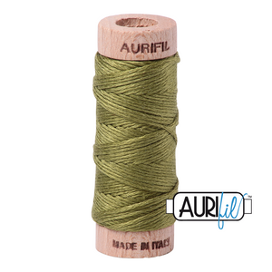 Aurifil 6-strand cotton floss - Olive Green 5016