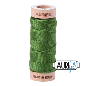 Aurifil 6-strand cotton floss - Dark Green Grass 5018