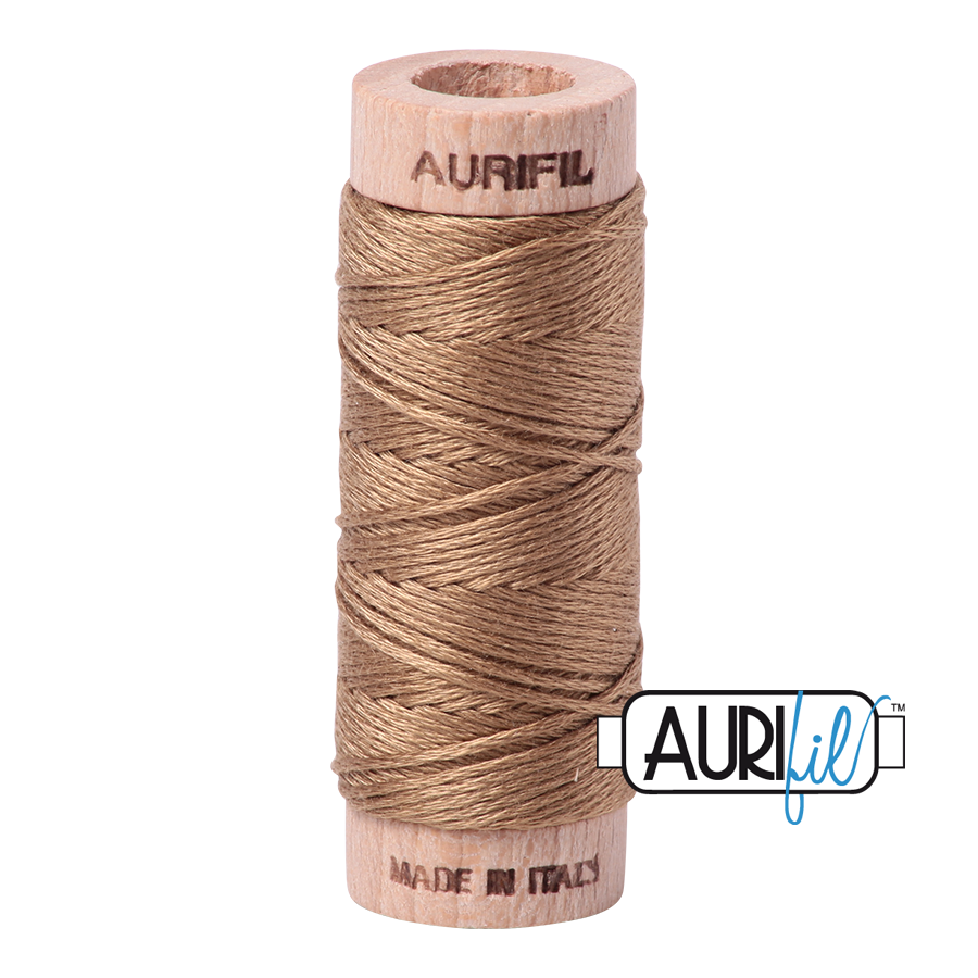 Aurifil 6-strand cotton floss - Toast 6010