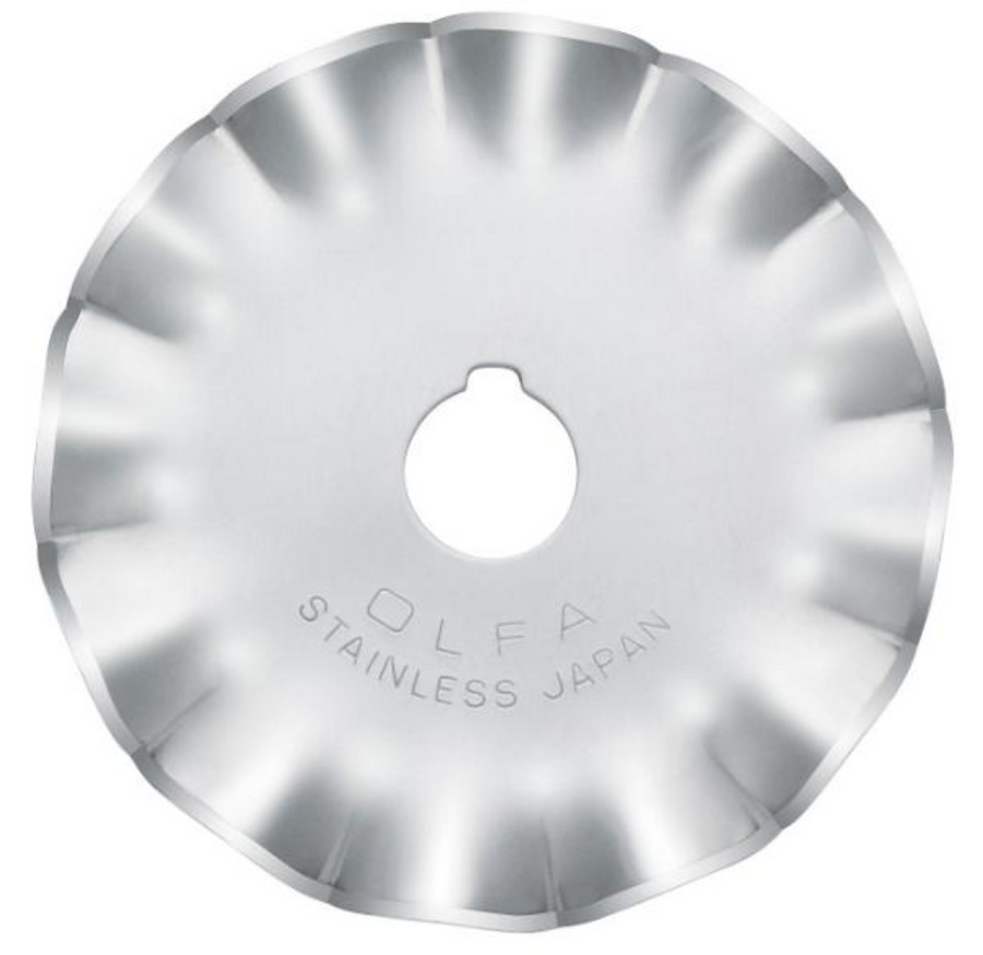 Olfa 45mm Scallop & Peak Rotary Blade