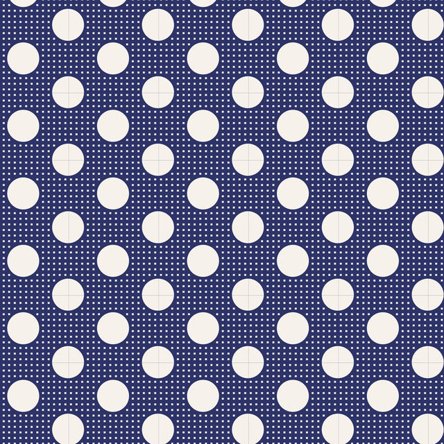 Tilda Medium Dots Night Blue