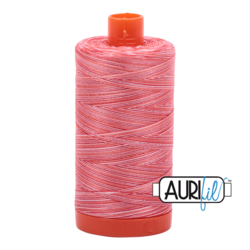 Aurifil 50wt Thread - Variegated Strawberry Parfait 8003