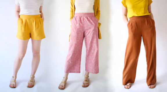 Rose Pant Pattern - country clothesline